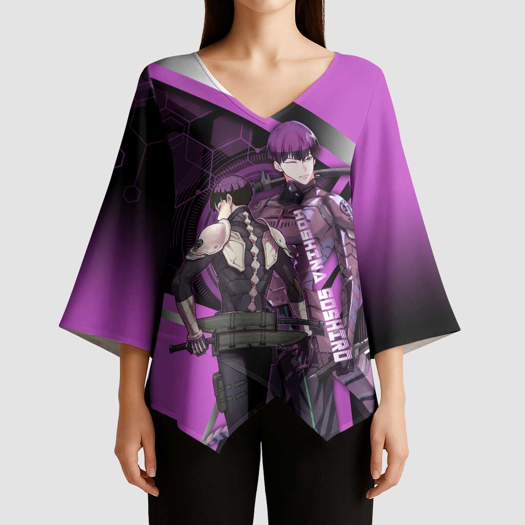 Hoshina Soshiro Kimono Sleeve Blouse Futuristic Tech Anime Style