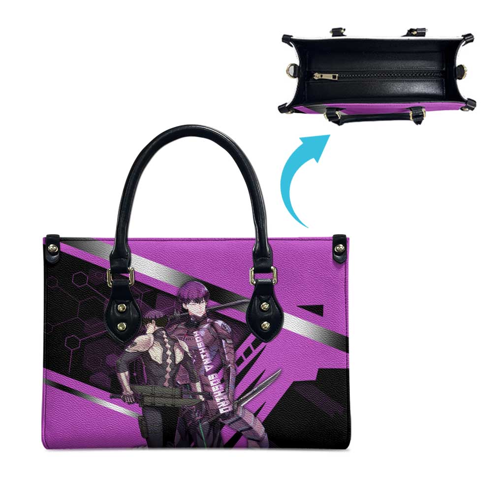 Hoshina Soshiro Leather Bag Futuristic Tech Anime Style
