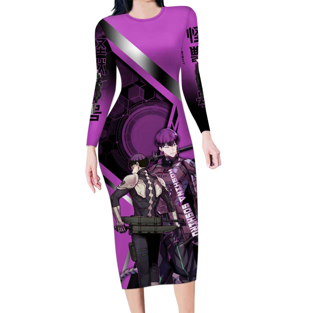 Hoshina Soshiro Long Sleeve Bodycon Dress Futuristic Tech Anime Style