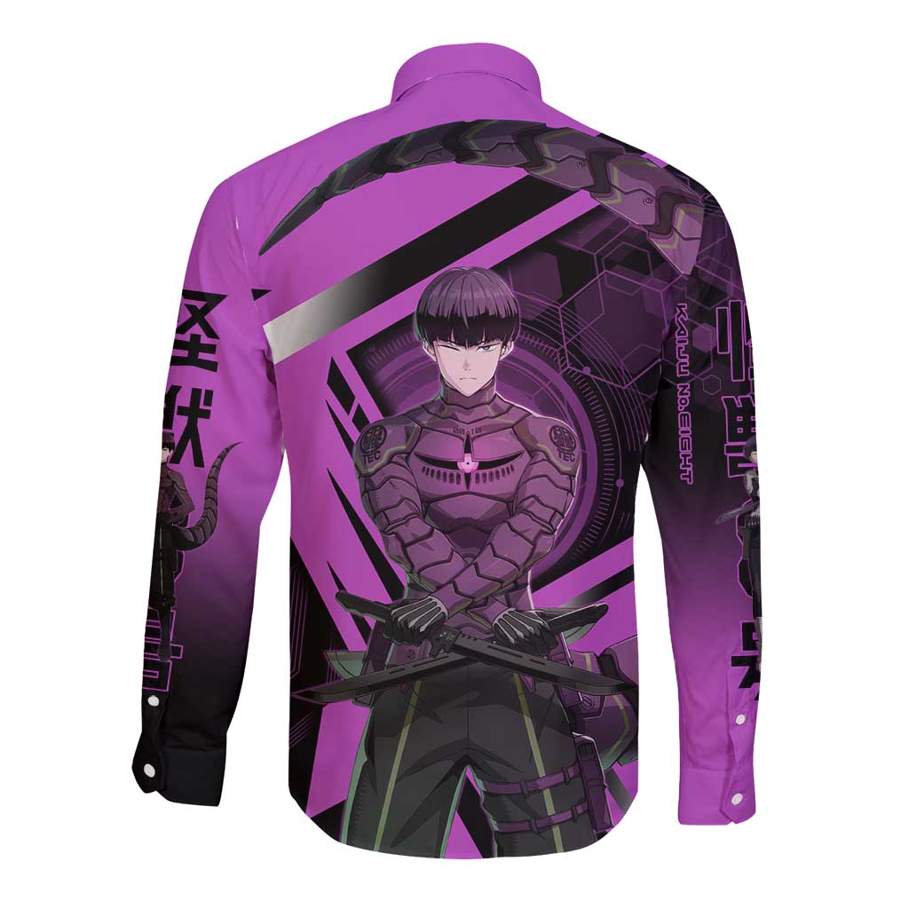 Hoshina Soshiro Long Sleeve Button Shirt Futuristic Tech Anime Style