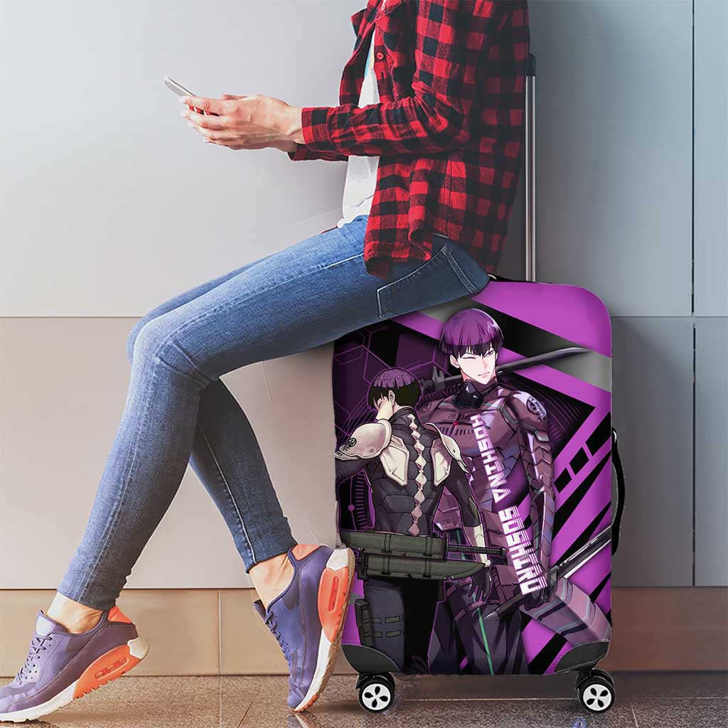 Hoshina Soshiro Luggage Cover Futuristic Tech Anime Style