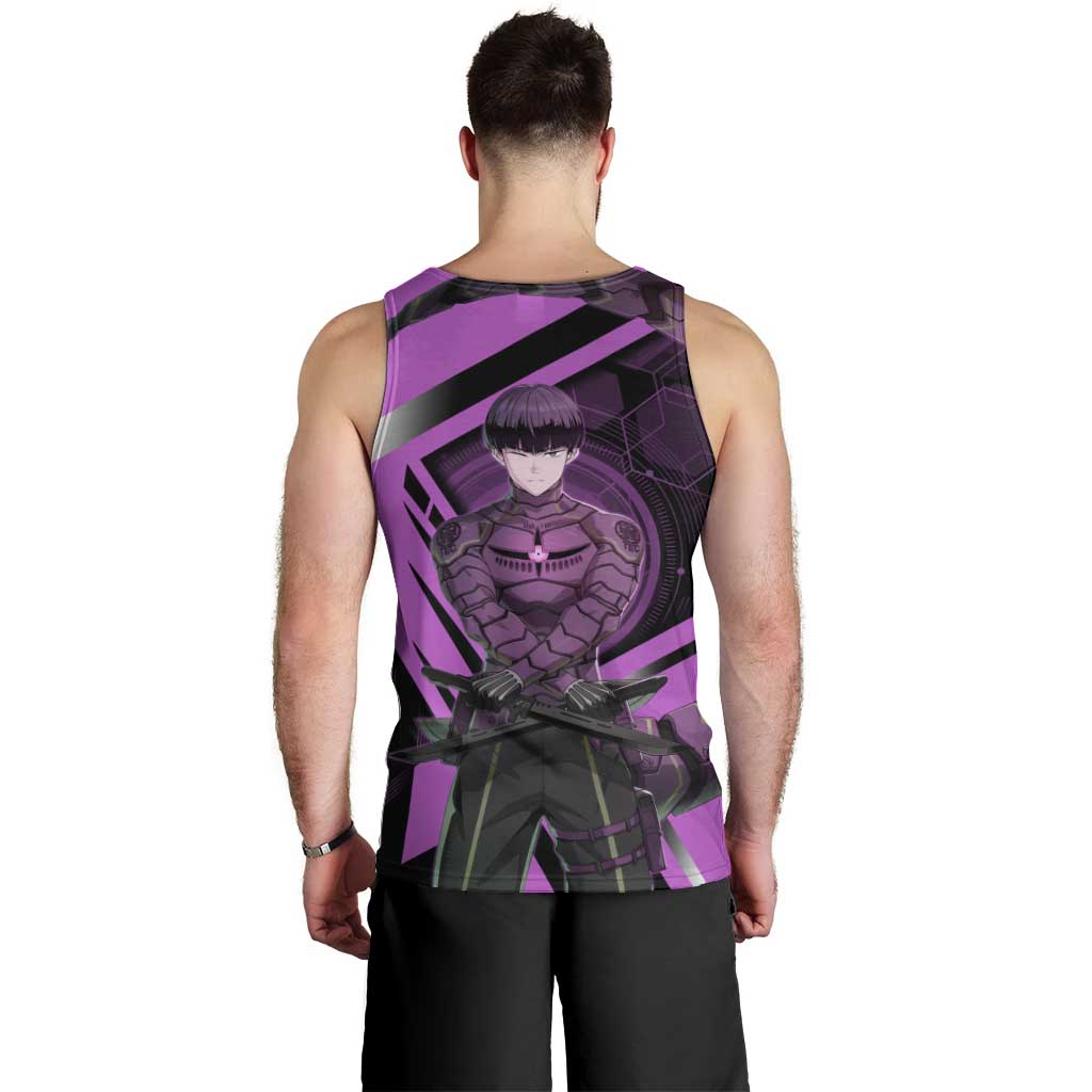 Hoshina Soshiro Men Tank Top Futuristic Tech Anime Style