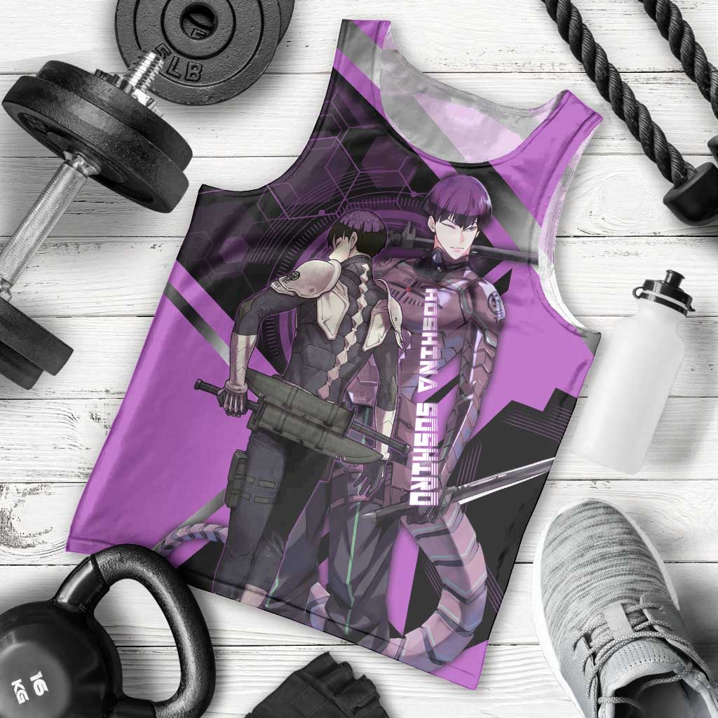 Hoshina Soshiro Men Tank Top Futuristic Tech Anime Style