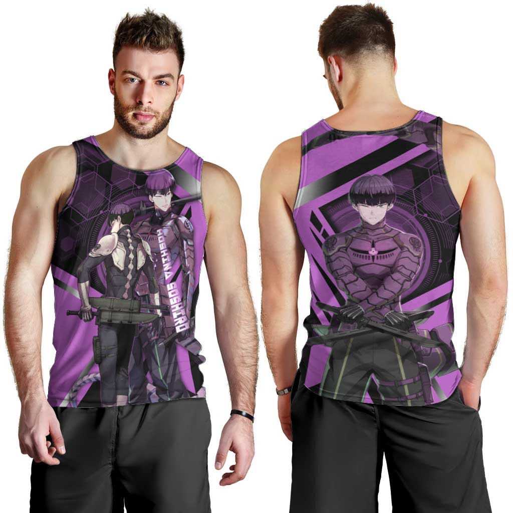 Hoshina Soshiro Men Tank Top Futuristic Tech Anime Style