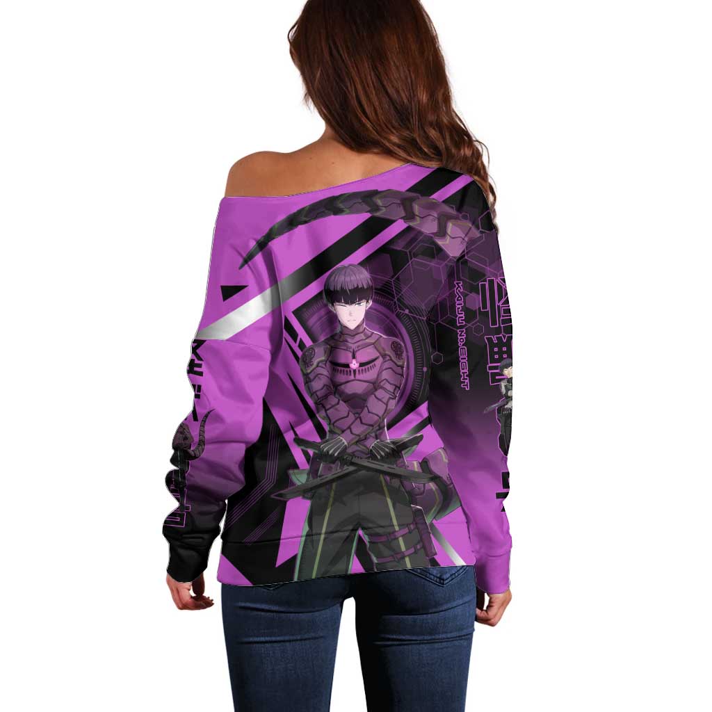 Hoshina Soshiro Off Shoulder Sweater Futuristic Tech Anime Style