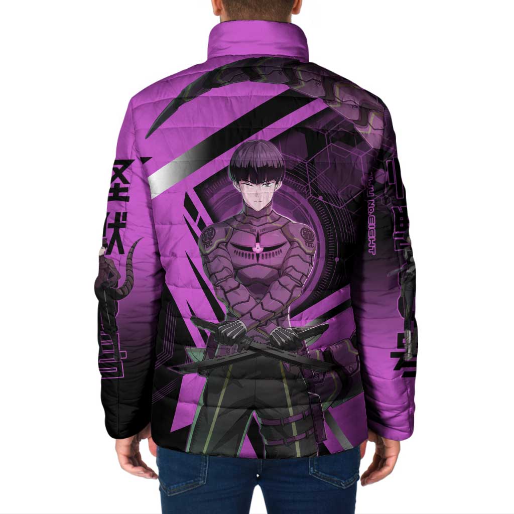 Hoshina Soshiro Padded Jacket Futuristic Tech Anime Style