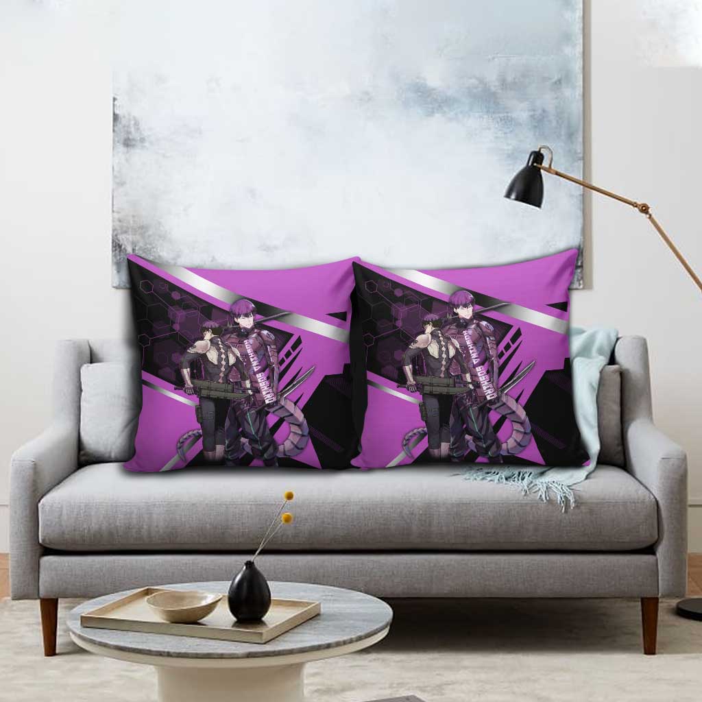 Hoshina Soshiro Pillow Cover Futuristic Tech Anime Style