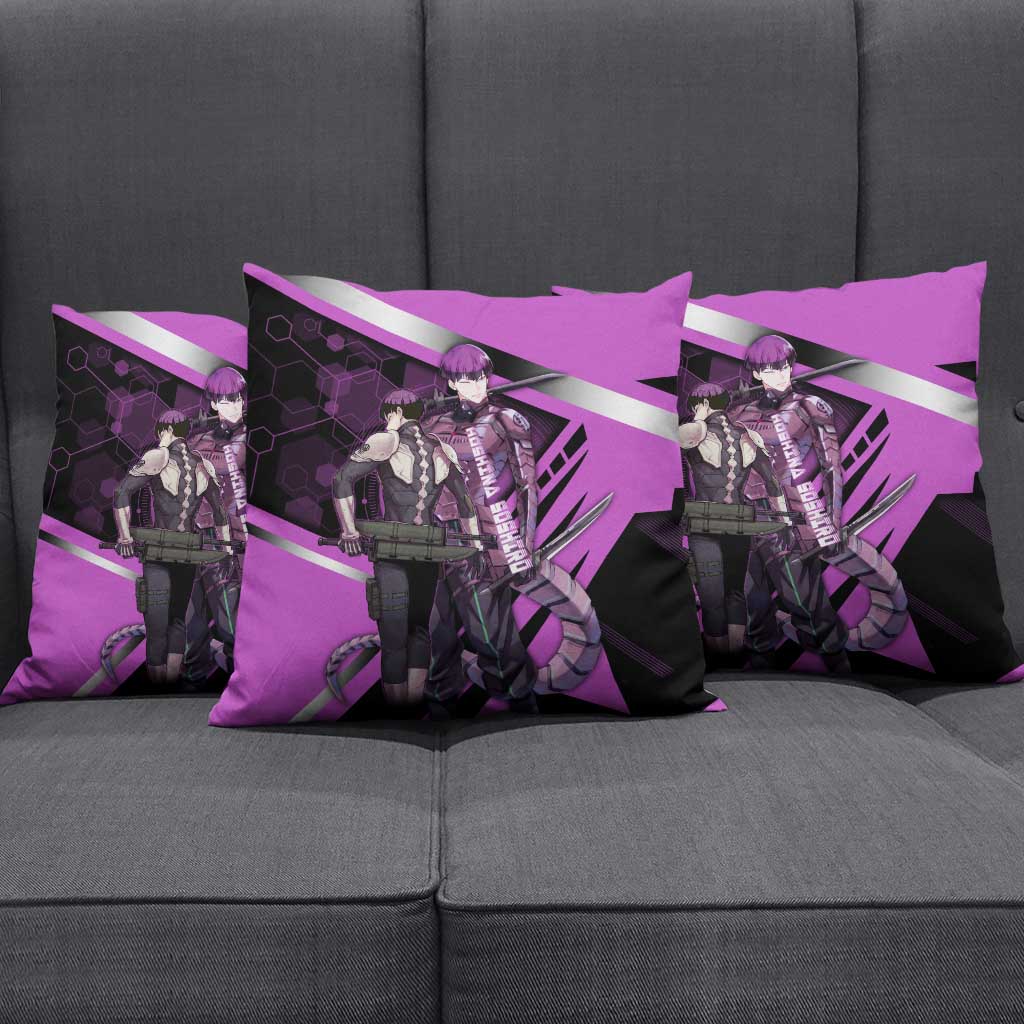 Hoshina Soshiro Pillow Cover Futuristic Tech Anime Style
