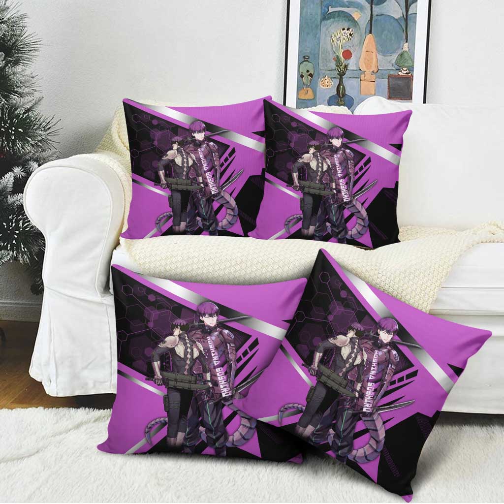 Hoshina Soshiro Pillow Cover Futuristic Tech Anime Style