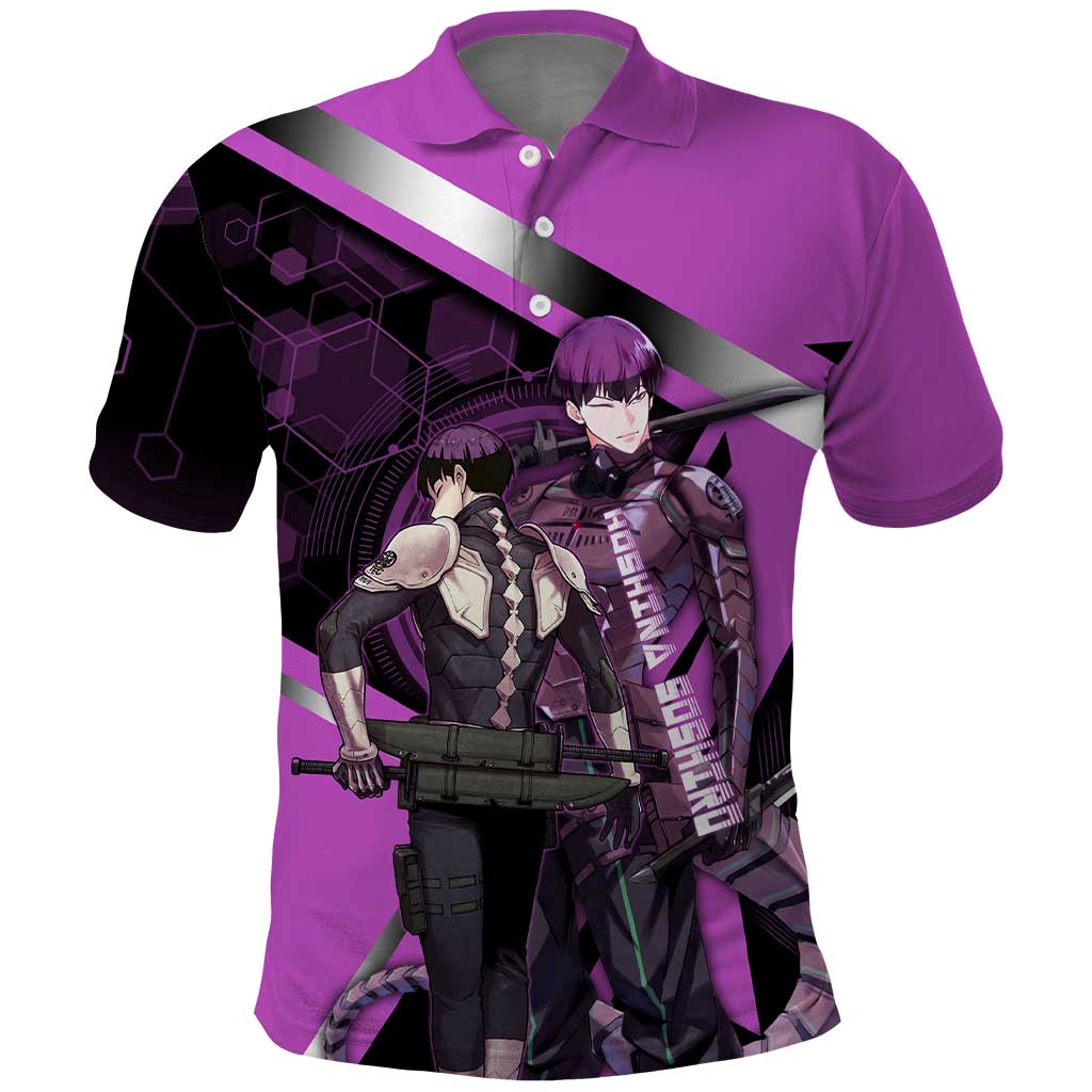 Hoshina Soshiro Polo Shirt Futuristic Tech Anime Style
