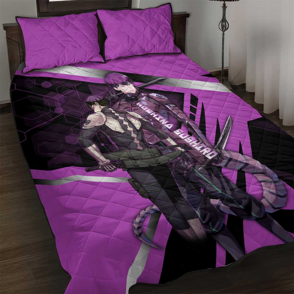 Hoshina Soshiro Quilt Bed Set Futuristic Tech Anime Style