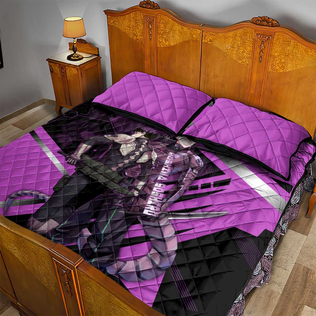 Hoshina Soshiro Quilt Bed Set Futuristic Tech Anime Style
