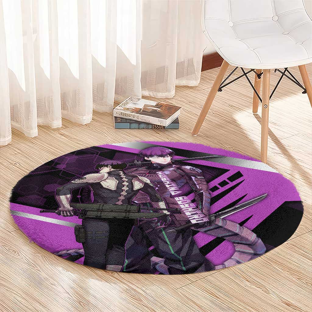 Hoshina Soshiro Round Carpet Futuristic Tech Anime Style