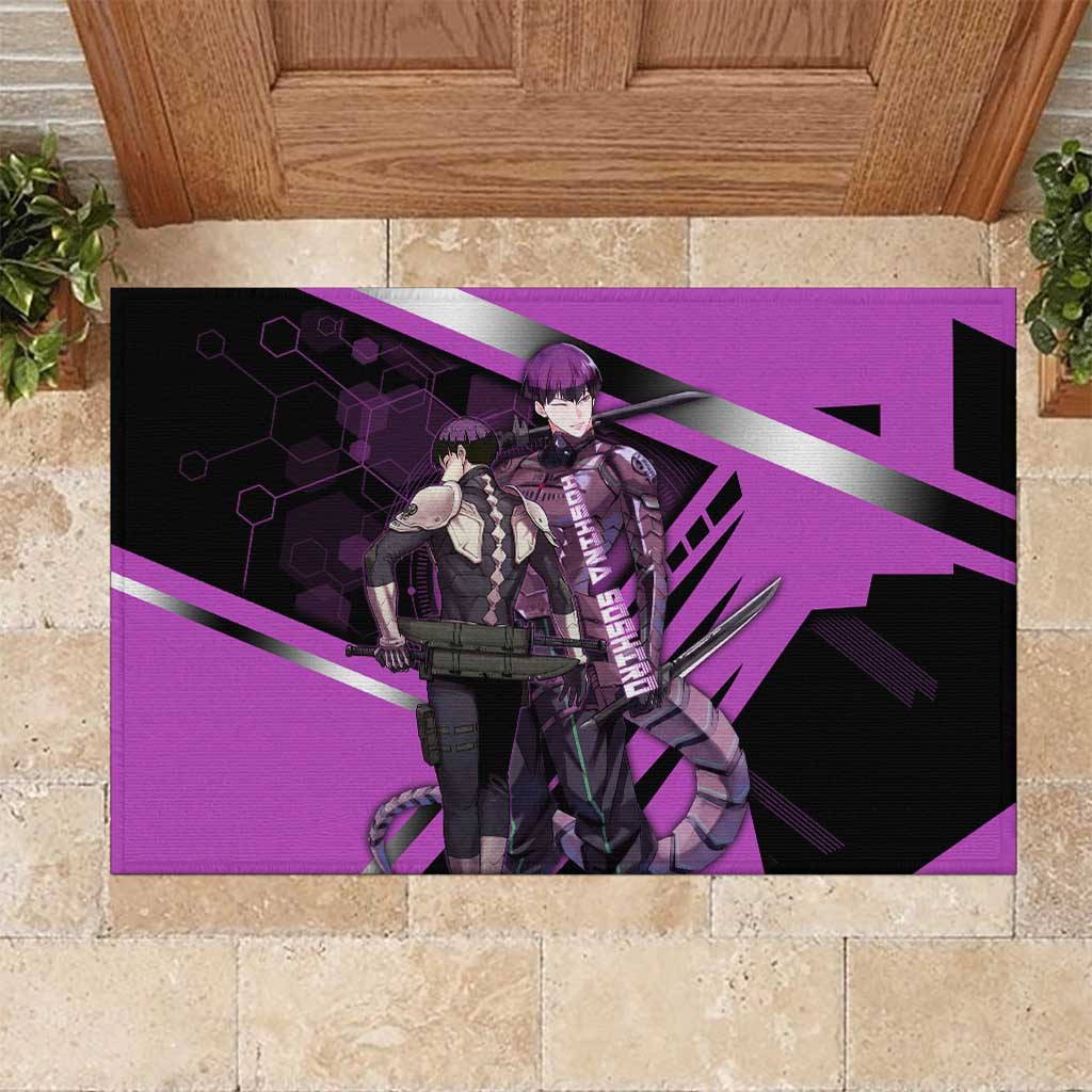 Hoshina Soshiro Rubber Doormat Futuristic Tech Anime Style