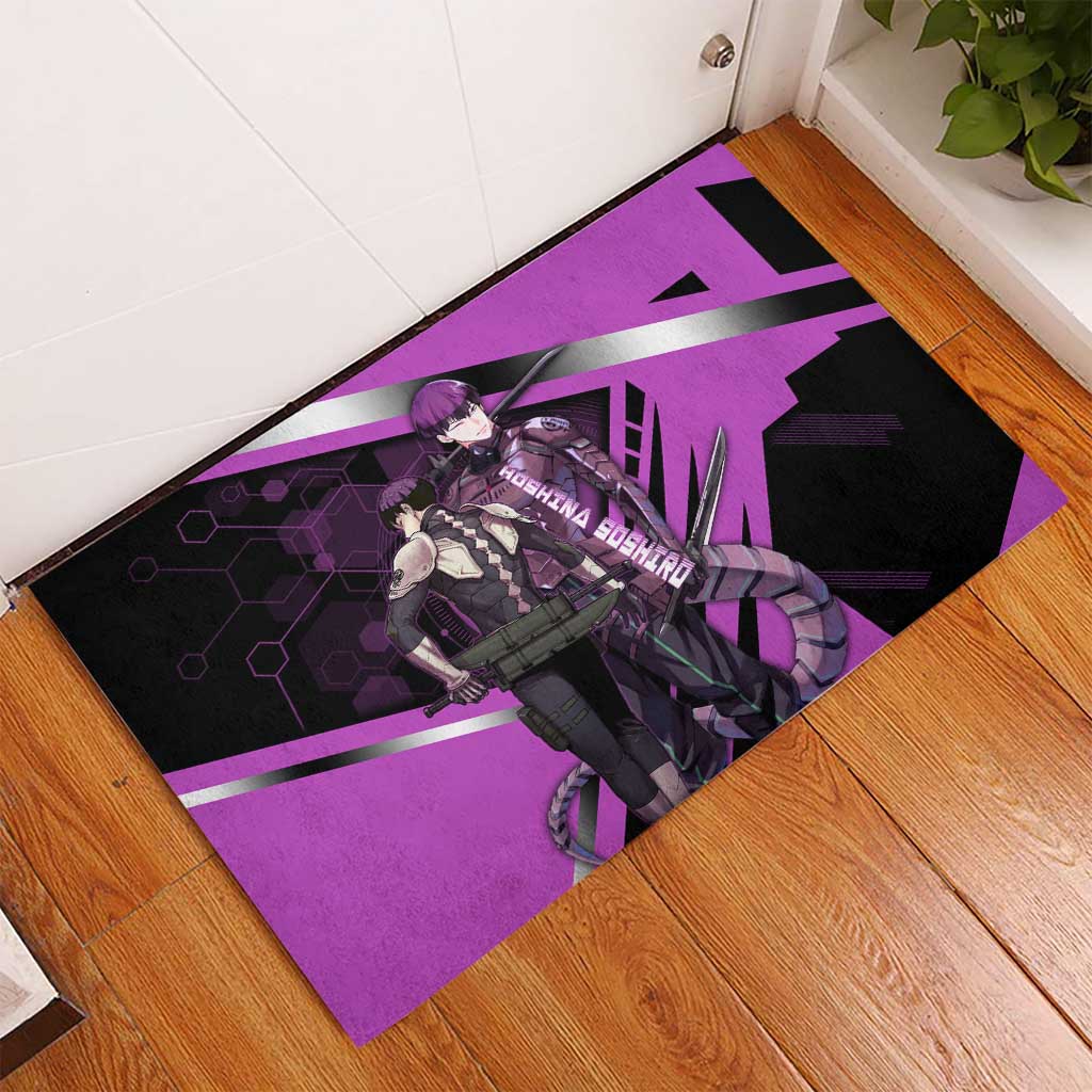 Hoshina Soshiro Rubber Doormat Futuristic Tech Anime Style
