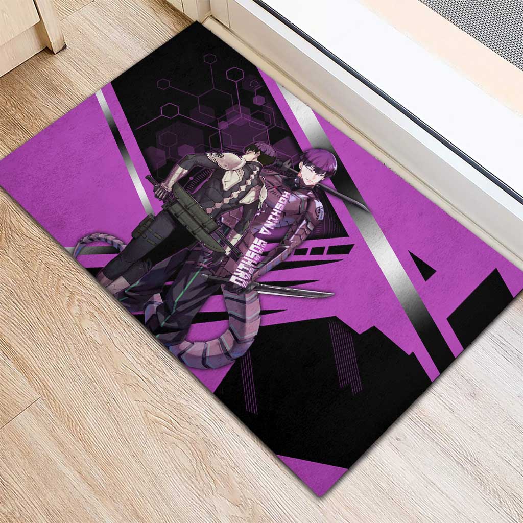 Hoshina Soshiro Rubber Doormat Futuristic Tech Anime Style