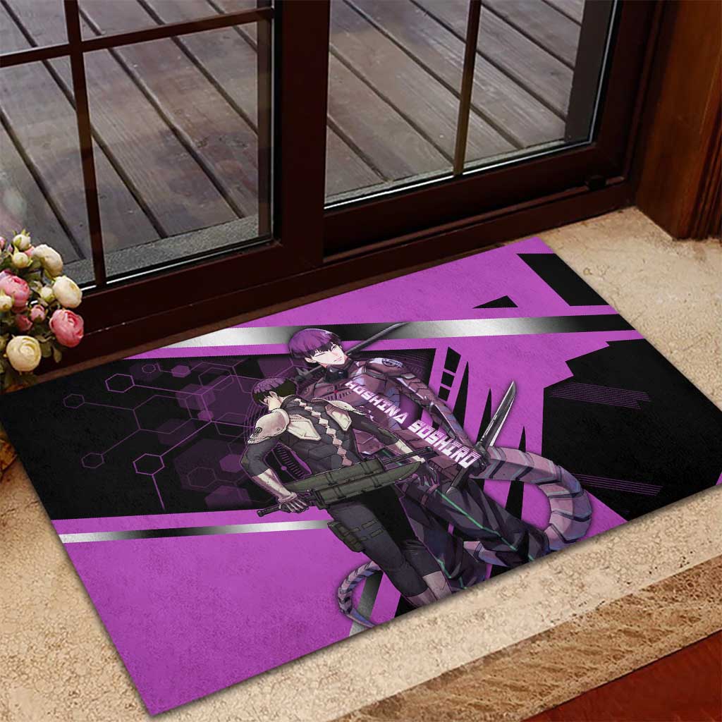 Hoshina Soshiro Rubber Doormat Futuristic Tech Anime Style