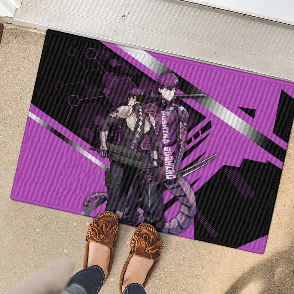 Hoshina Soshiro Rubber Doormat Futuristic Tech Anime Style