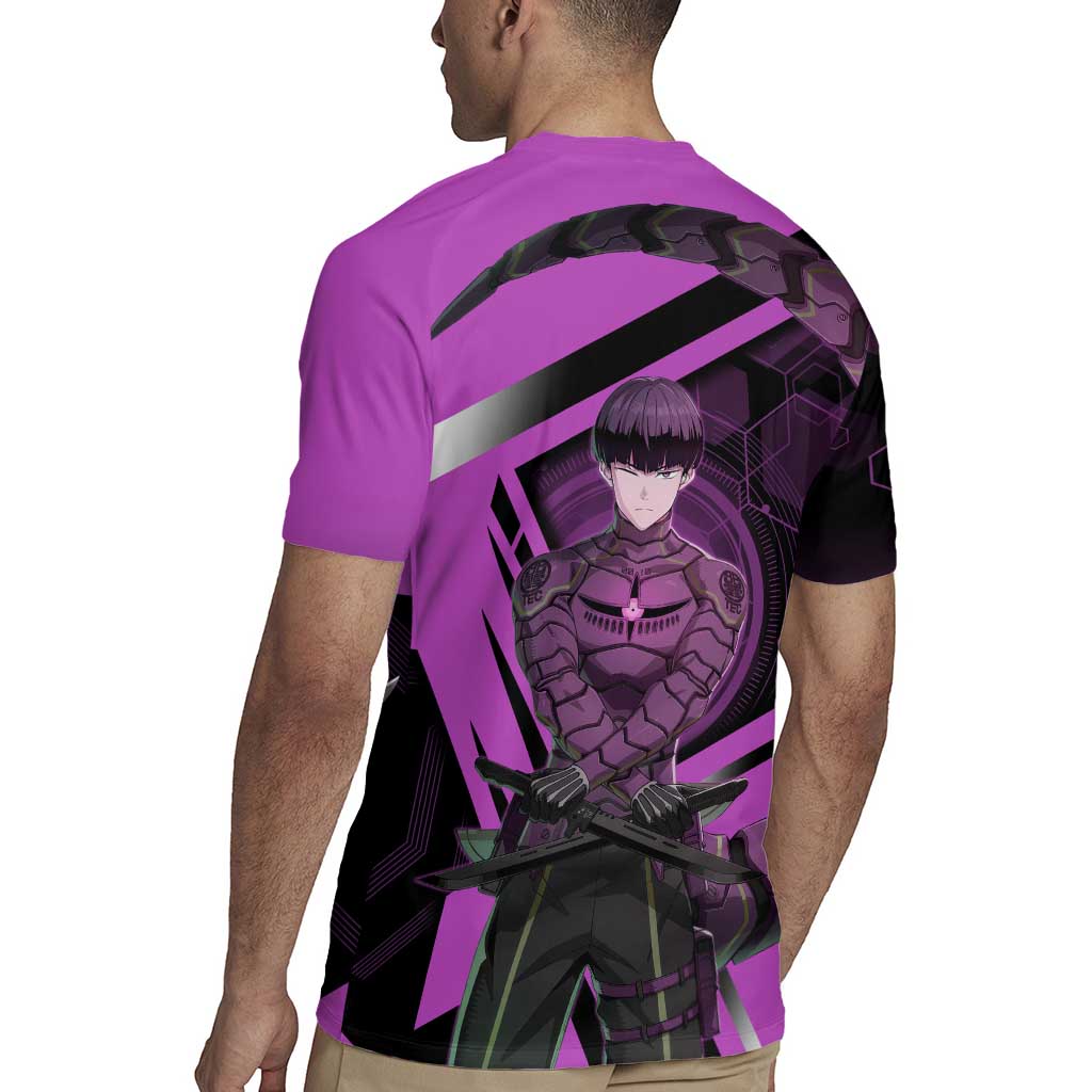 Hoshina Soshiro Rugby Jersey Futuristic Tech Anime Style