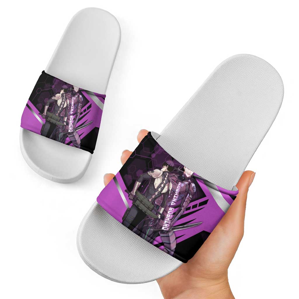 Hoshina Soshiro Slide Sandals Futuristic Tech Anime Style