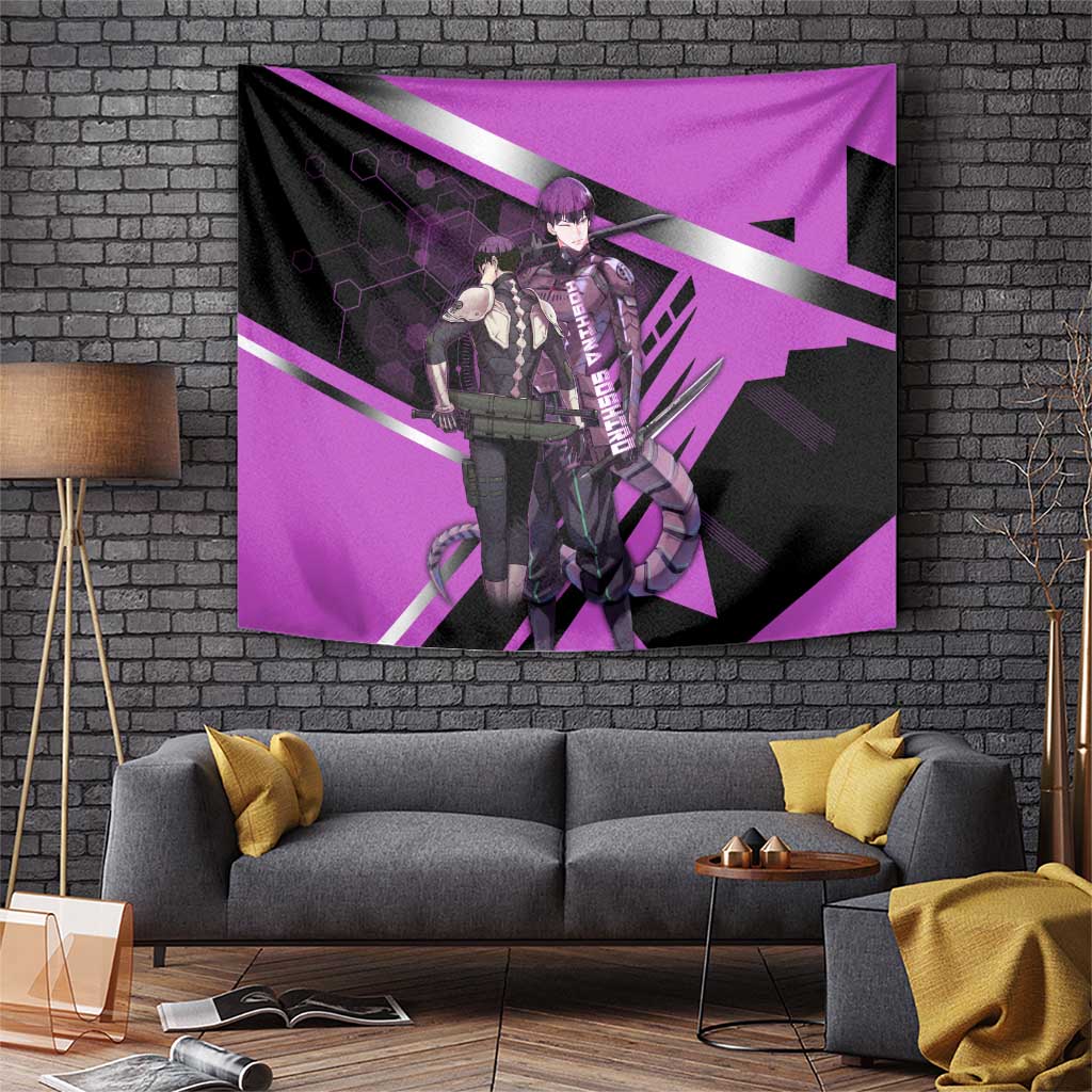 Hoshina Soshiro Tapestry Futuristic Tech Anime Style