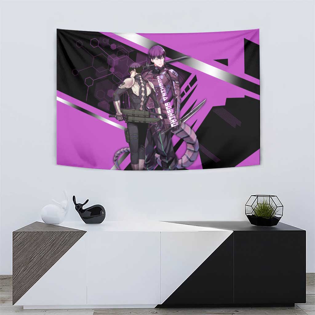 Hoshina Soshiro Tapestry Futuristic Tech Anime Style