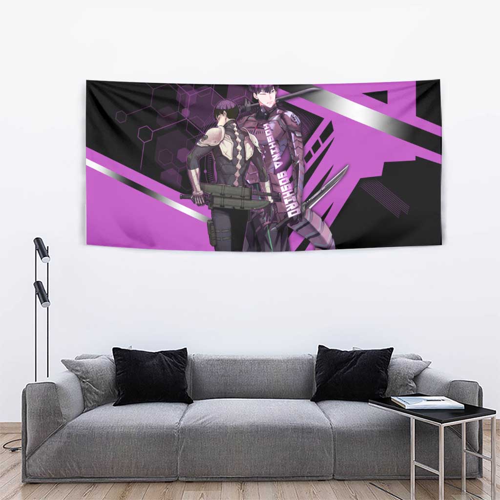 Hoshina Soshiro Tapestry Futuristic Tech Anime Style