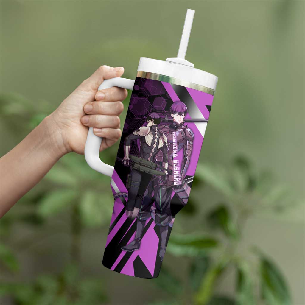 Hoshina Soshiro Tumbler With Handle Futuristic Tech Anime Style