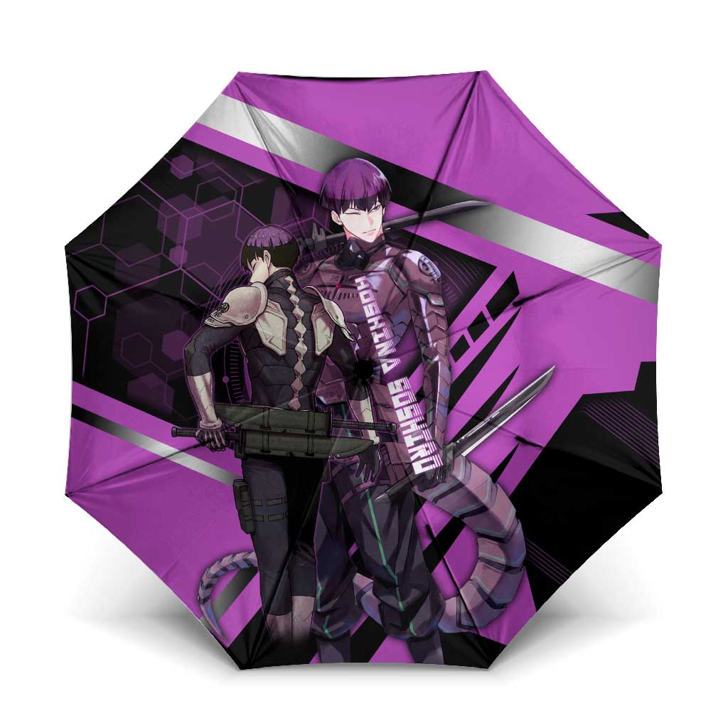 Hoshina Soshiro Umbrella Futuristic Tech Anime Style