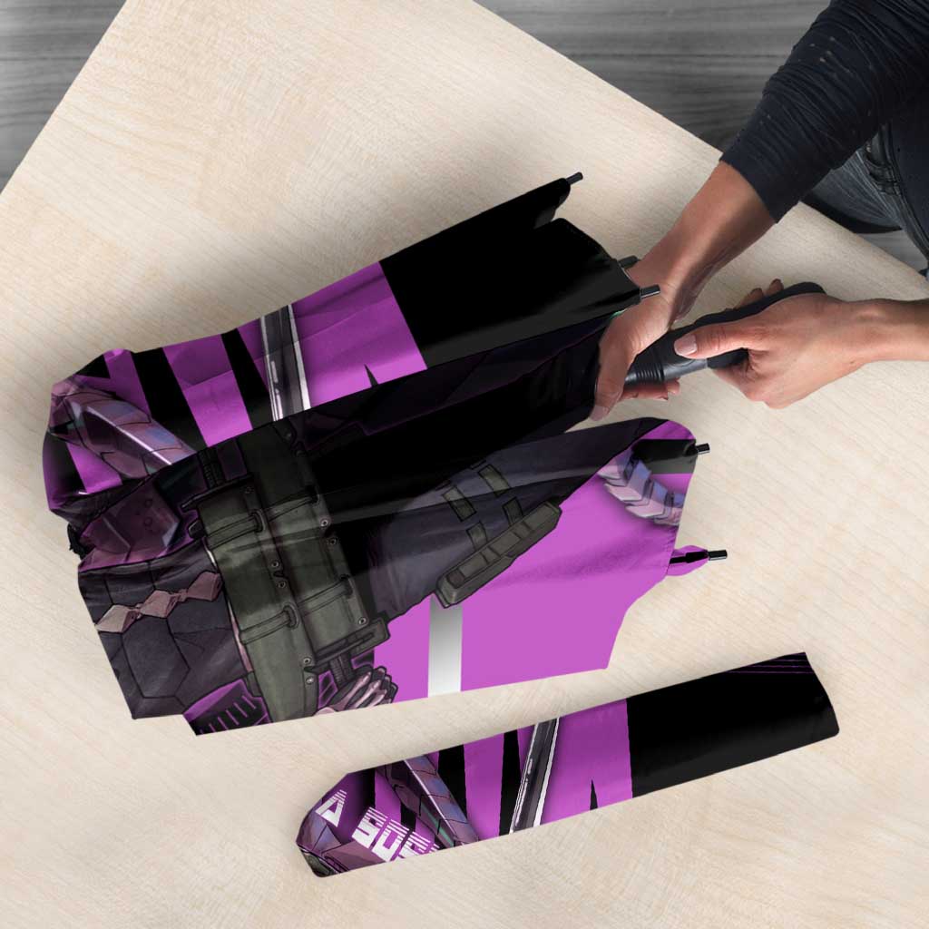 Hoshina Soshiro Umbrella Futuristic Tech Anime Style