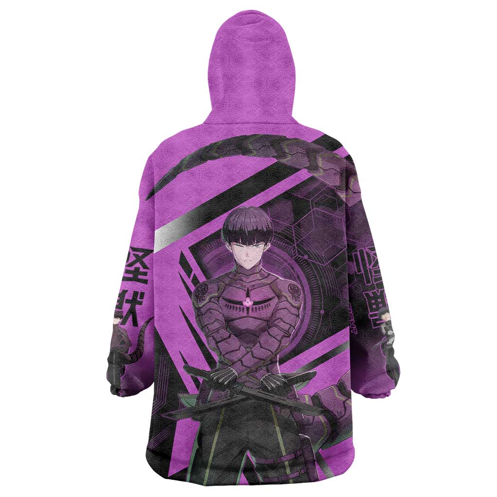 Hoshina Soshiro Wearable Blanket Hoodie Futuristic Tech Anime Style