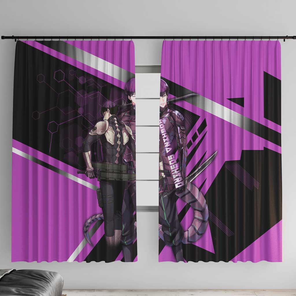 Hoshina Soshiro Window Curtain Futuristic Tech Anime Style