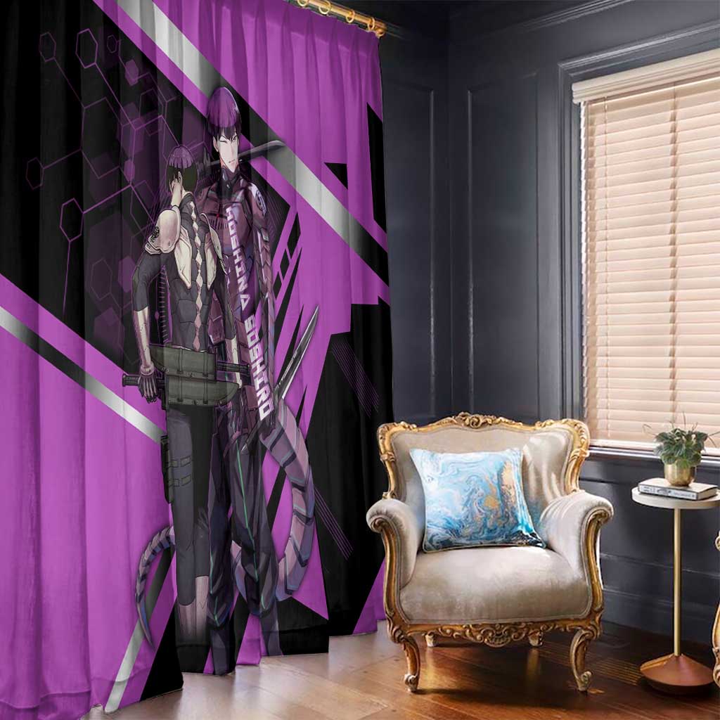 Hoshina Soshiro Window Curtain Futuristic Tech Anime Style