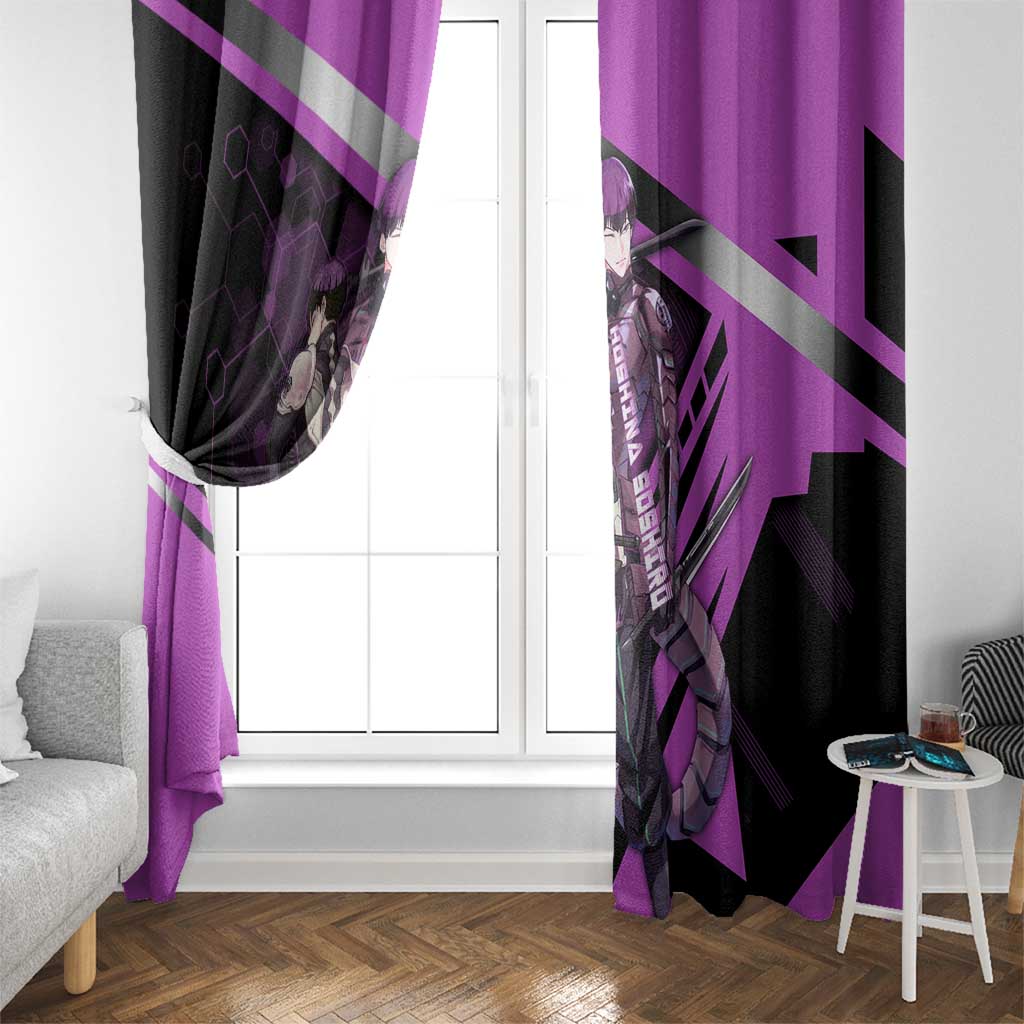 Hoshina Soshiro Window Curtain Futuristic Tech Anime Style