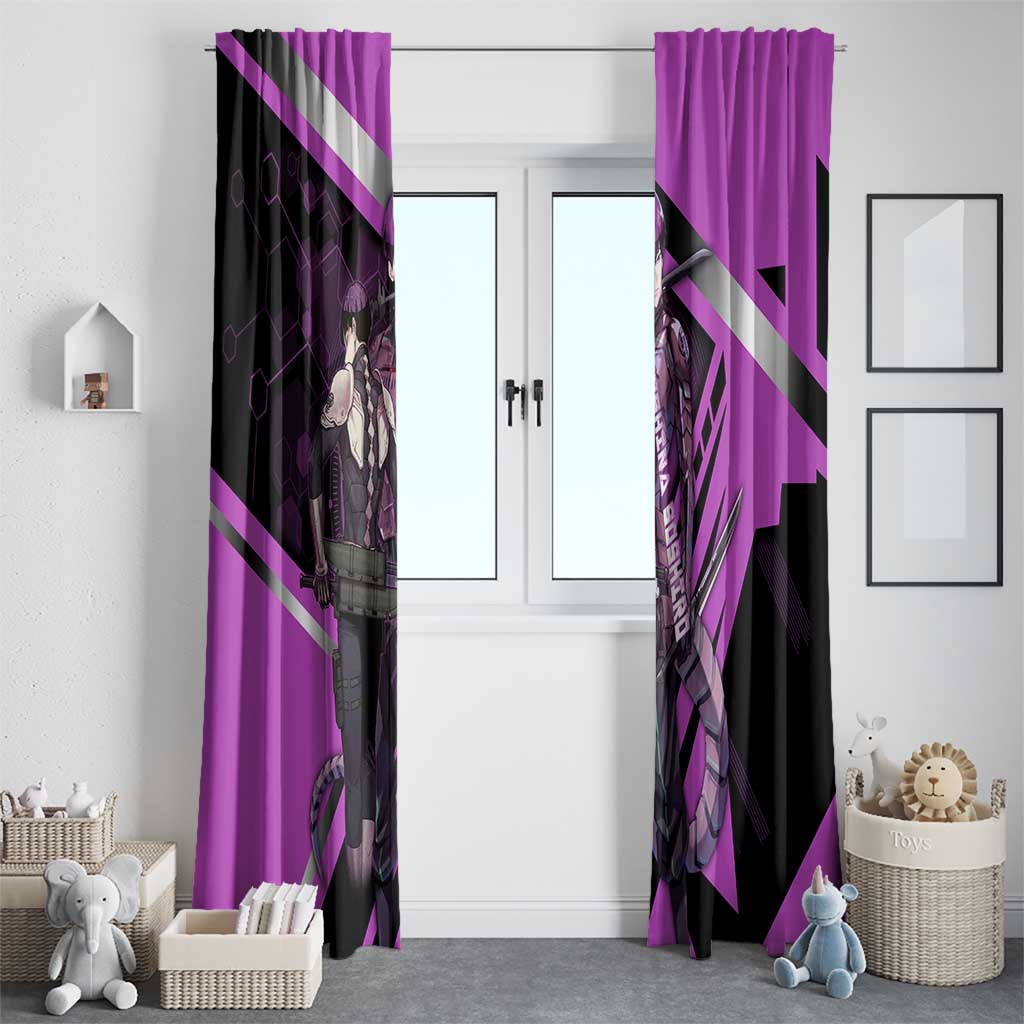 Hoshina Soshiro Window Curtain Futuristic Tech Anime Style