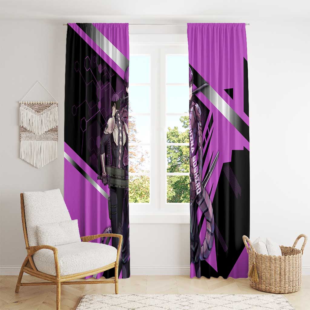 Hoshina Soshiro Window Curtain Futuristic Tech Anime Style