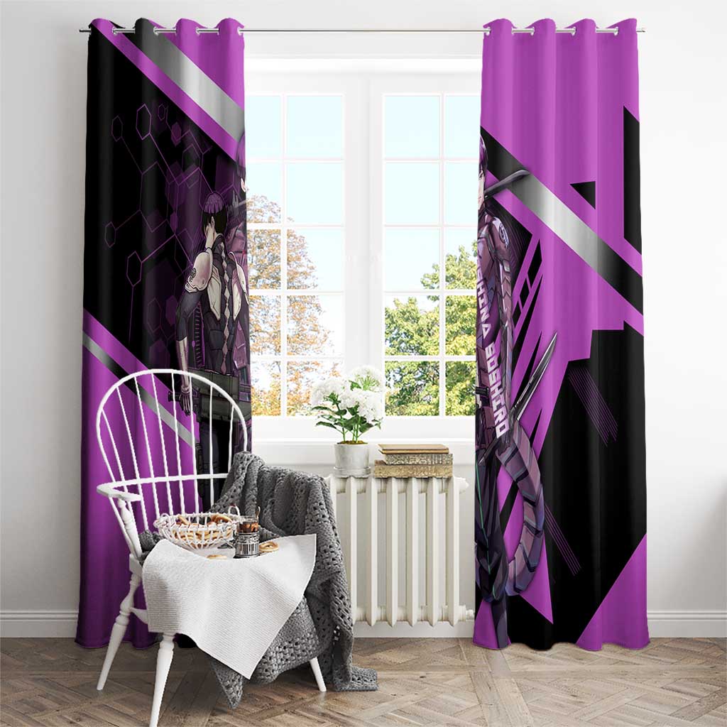 Hoshina Soshiro Window Curtain Futuristic Tech Anime Style