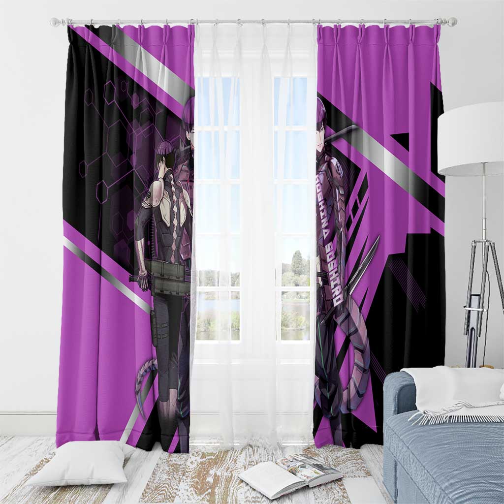 Hoshina Soshiro Window Curtain Futuristic Tech Anime Style