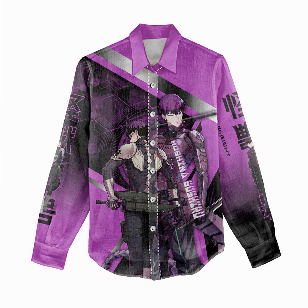 Hoshina Soshiro Women Casual Shirt Futuristic Tech Anime Style