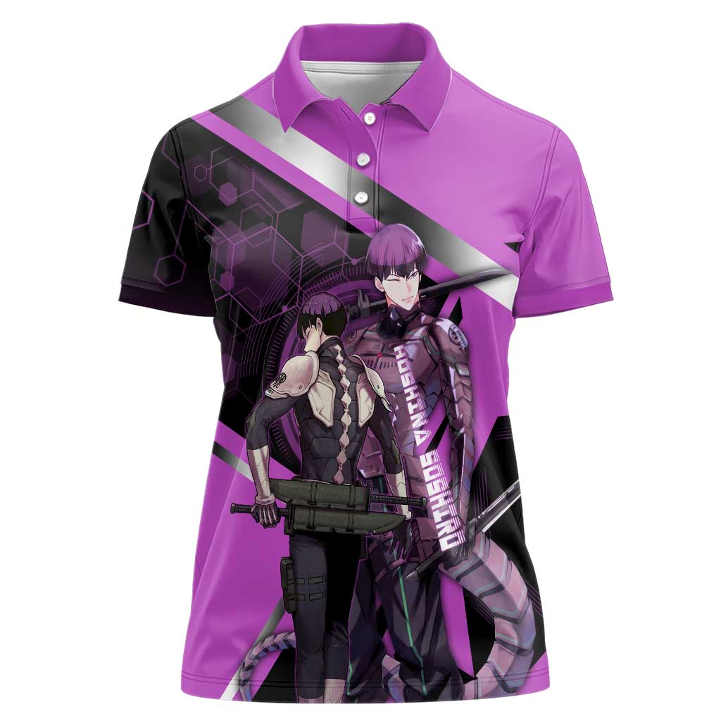 Hoshina Soshiro Women Polo Shirt Futuristic Tech Anime Style