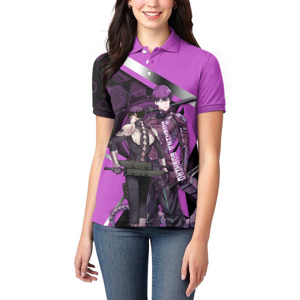 Hoshina Soshiro Women Polo Shirt Futuristic Tech Anime Style