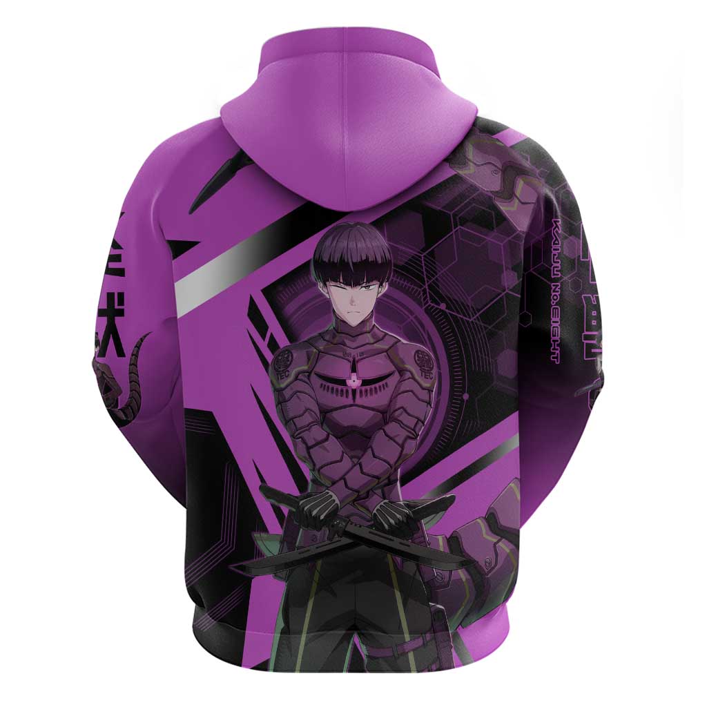Hoshina Soshiro Zip Hoodie Futuristic Tech Anime Style