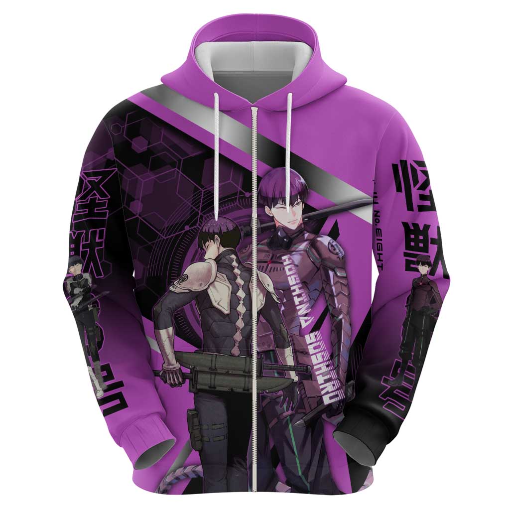 Hoshina Soshiro Zip Hoodie Futuristic Tech Anime Style