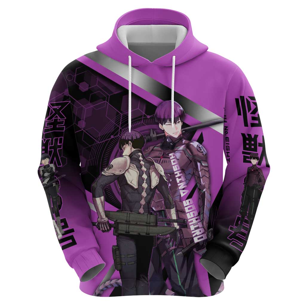 Hoshina Soshiro Zip Hoodie Futuristic Tech Anime Style