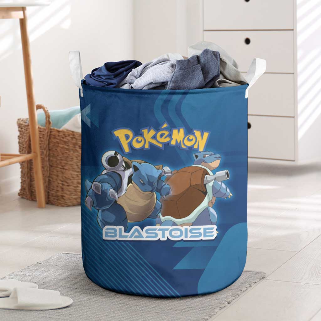 Blastoise Poké Laundry Basket Tech Armor Anime Wave Style