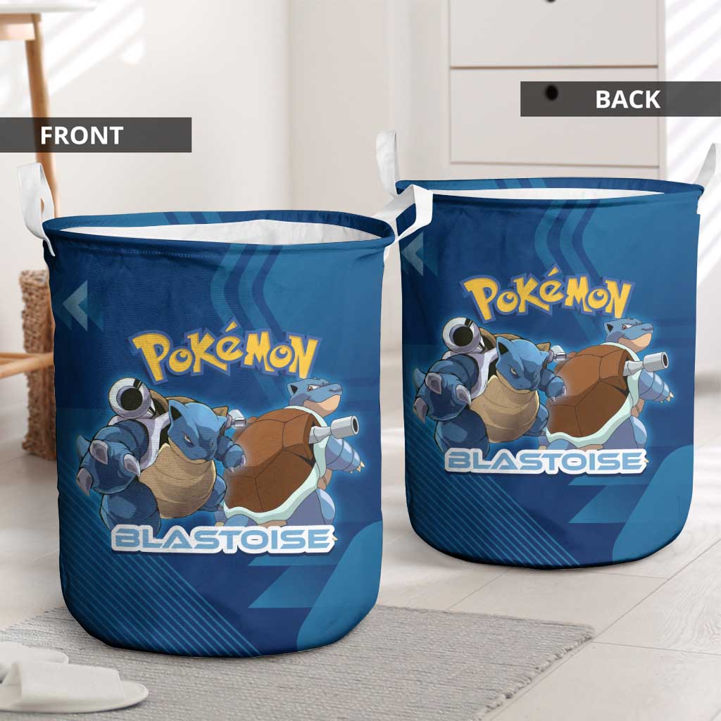 Blastoise Poké Laundry Basket Tech Armor Anime Wave Style
