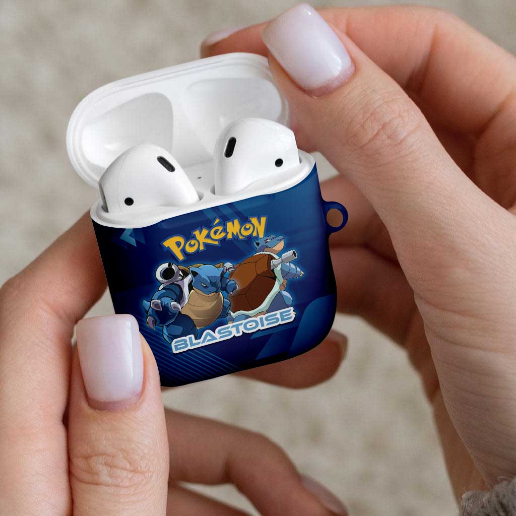 Blastoise Poké AirPods Case Tech Armor Anime Wave Style
