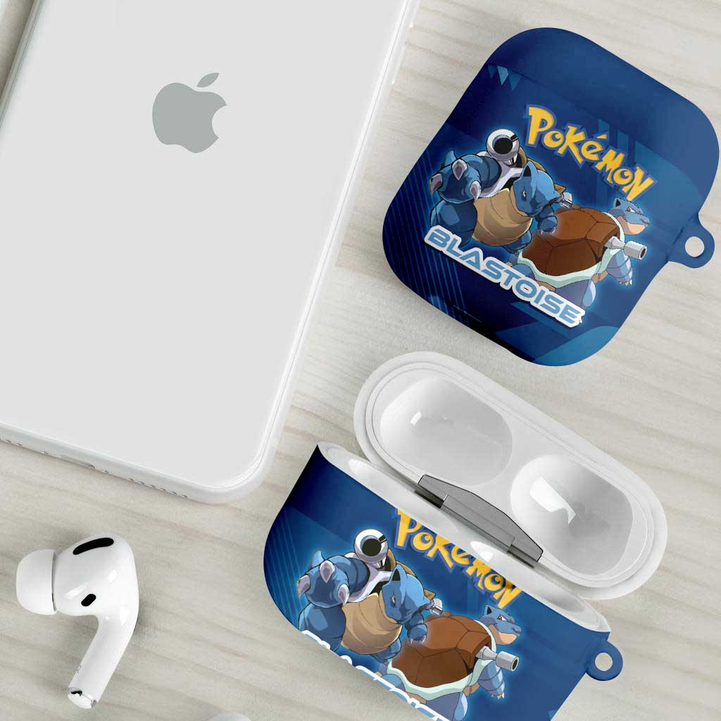 Blastoise Poké AirPods Case Tech Armor Anime Wave Style