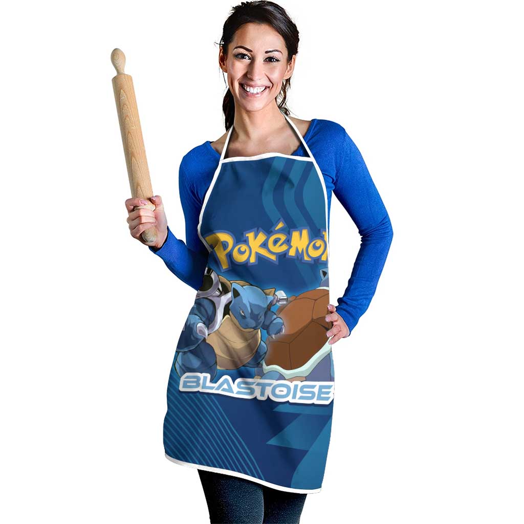 Blastoise Poké Apron Tech Armor Anime Wave Style