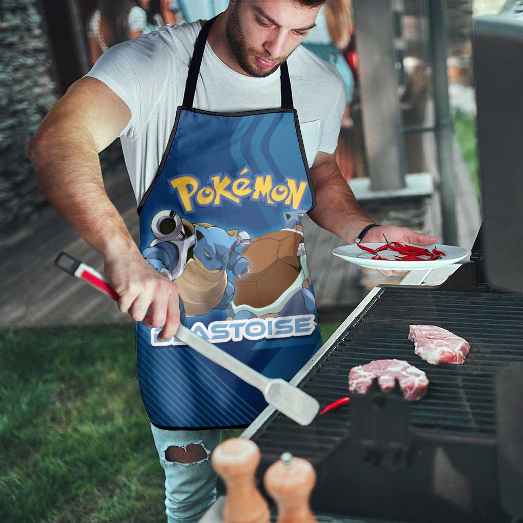 Blastoise Poké Apron Tech Armor Anime Wave Style